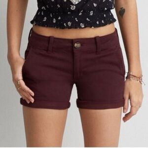 American Eagle Outfitters High Waist Plum Shorts
